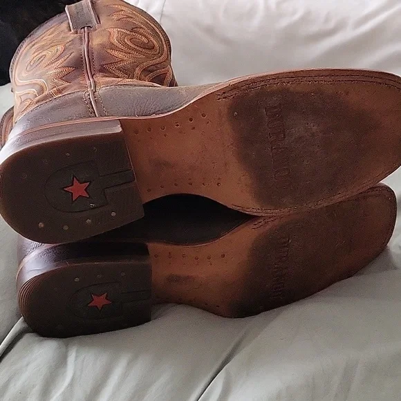 Durango Men's Brown Leather Cowboy Boots , Size 12 - Picture 4 of 4